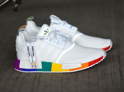 adidas pride rainbow sneakers|Adidas nmd pride shoes.